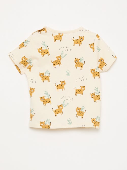 Kurzer Pyjama-Set T-Shirt + Shorts - 2-teilig - Kiabi