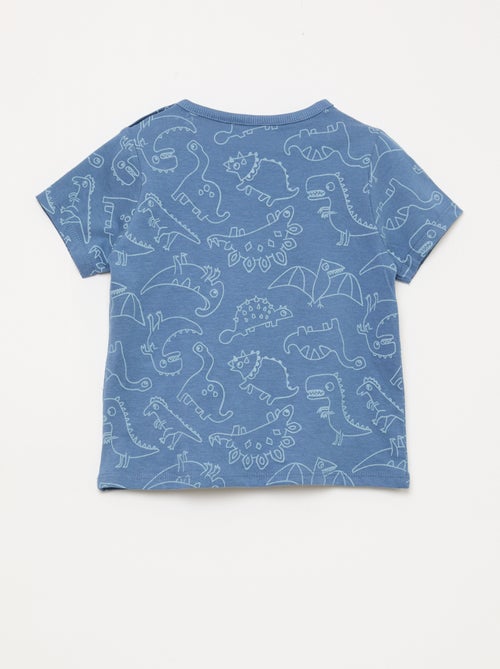 Kurzer Pyjama-Set T-Shirt + Shorts - 2-teilig - Kiabi