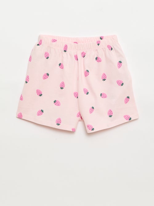 Kurzes Pyjama-Set – 2-teilig - Kiabi