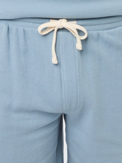 Kurzes Pyjama-Set aus Waffelpiqué - 2-teilig - Kiabi