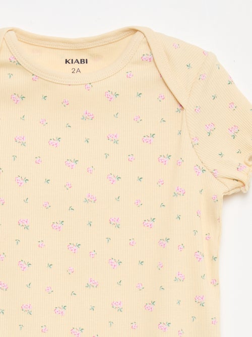 Kurzes Pyjama-Set T-Shirt + Shorts - 2-teilig - Kiabi