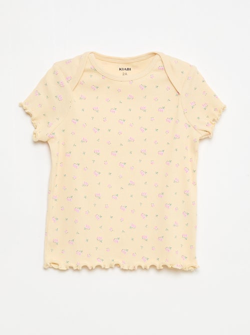 Kurzes Pyjama-Set T-Shirt + Shorts - 2-teilig - Kiabi