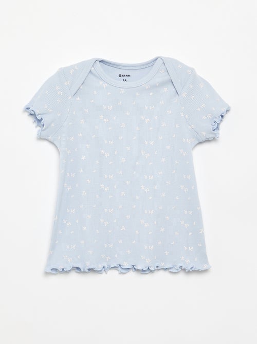 Kurzes Pyjama-Set T-Shirt + Shorts - 2-teilig - Kiabi