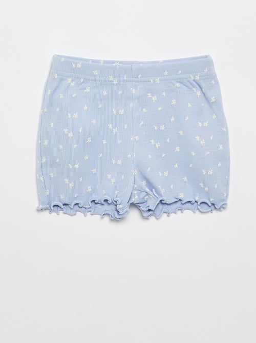 Kurzes Pyjama-Set T-Shirt + Shorts - 2-teilig - Kiabi