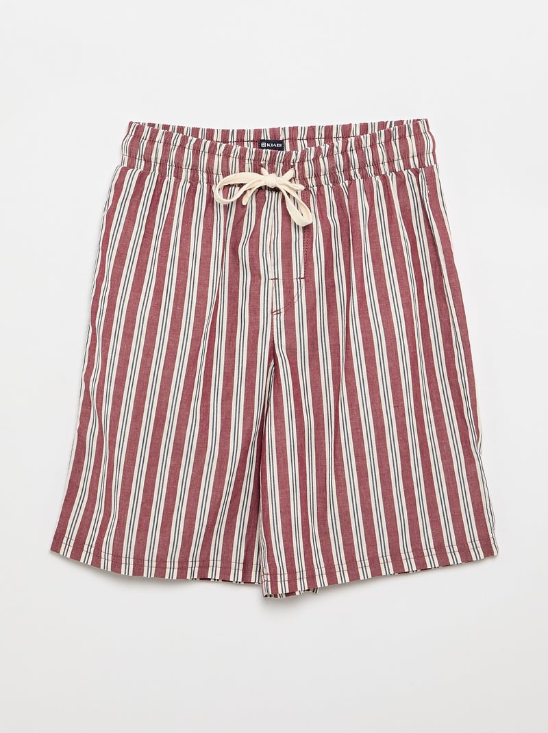 Kurzes Pyjama-Set T-Shirt + Shorts - 2-teilig Grau - Kiabi