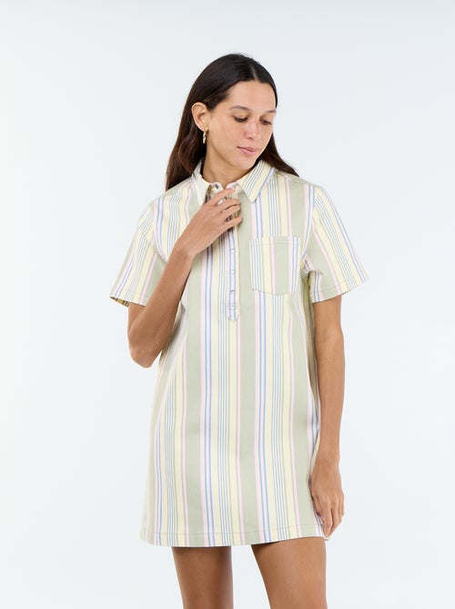 Kurzes Twill-Kleid - Kiabi
