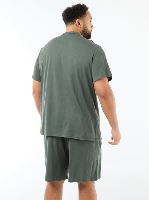Kurzpyjama-Set T-Shirt + Shorts - 2-teilig - Kiabi