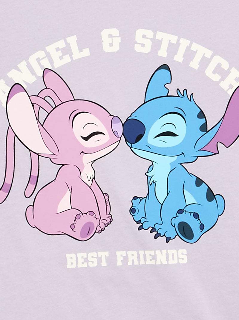Kurzpyjama 'Stitch' – 2-teilig Violet - Kiabi