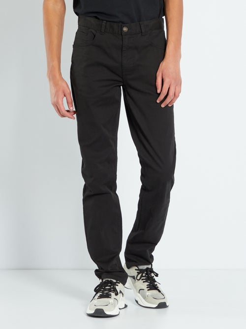 L36 Slim Fit Trousers for 1m90+ - Kiabi
