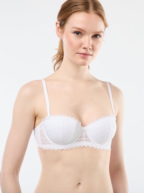 Lace Balconette Bra - Kiabi