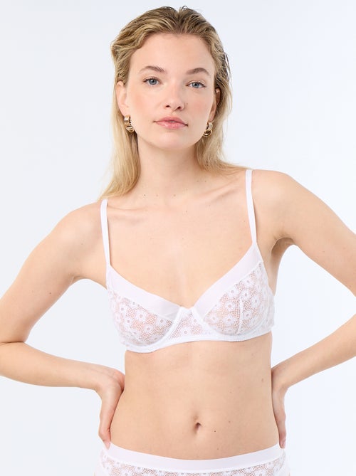 Lace Balconette Bra - Kiabi