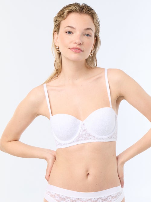 Lace Balconette Bra - Kiabi
