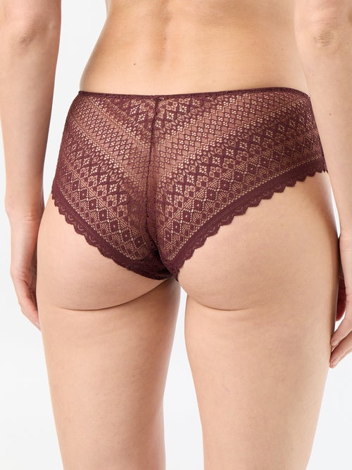 Lace shorty - Kiabi