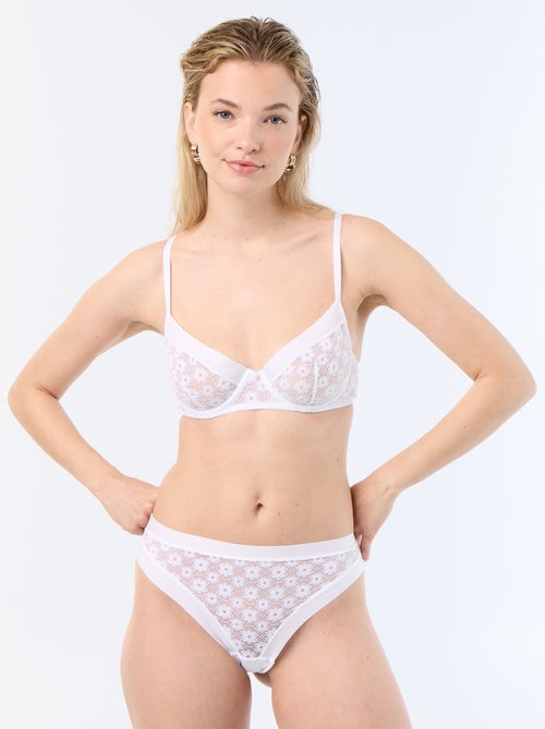 Lace Thong - Kiabi Lace Thong - Kiabi
