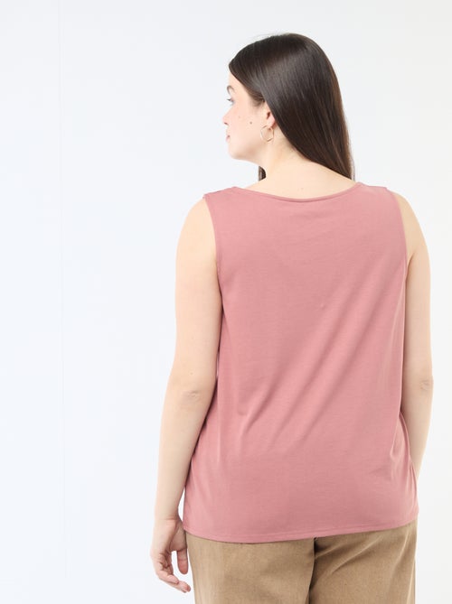 Lace-trim V-neck Camisole - Kiabi Lace-trim V-neck Camisole - Kiabi