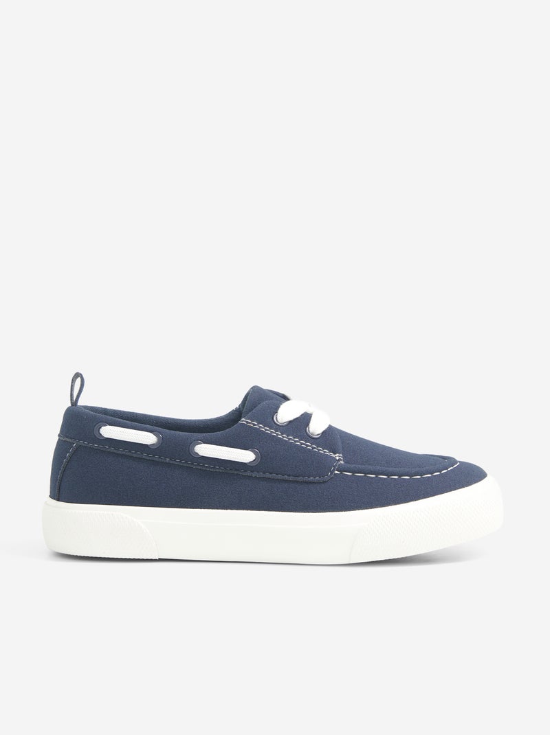 Lace-up boat shoes Blue - Kiabi