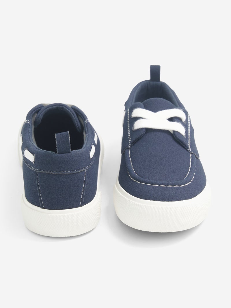 Lace-up boat shoes Blue - Kiabi