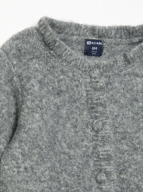 Langarm-Gilet mit Rüschen - Kiabi