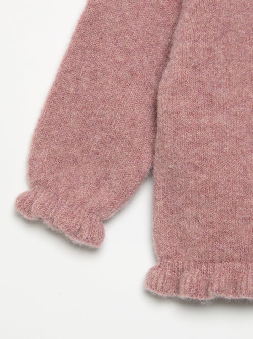 Langarm-Gilet mit Rüschen - Kiabi
