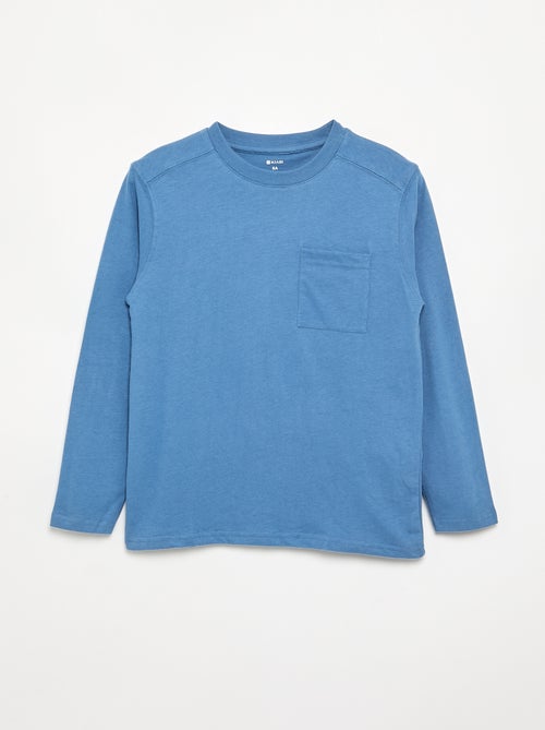 Langarm-Jersey-T-Shirt - Kiabi