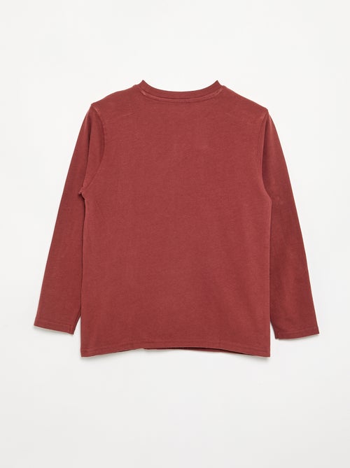 Langarm-Jersey-T-Shirt - Kiabi