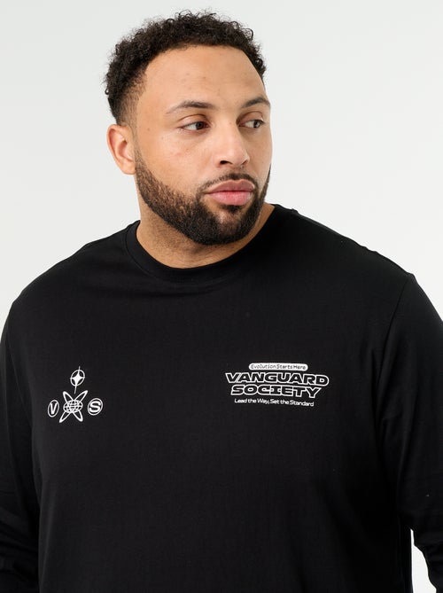 Langarm-Jersey-T-Shirt - Kiabi