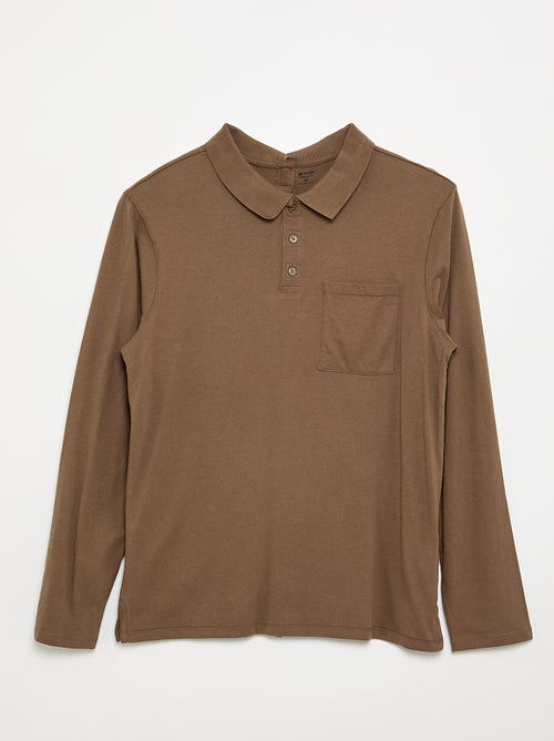 Langarm-Polo – Einfach anzuziehende Kollektion - Kiabi