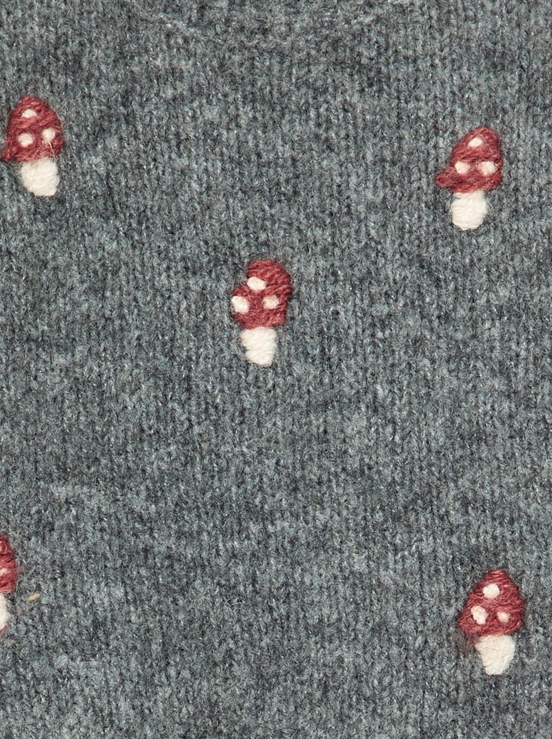 Langarm-Pullover Grau - Kiabi