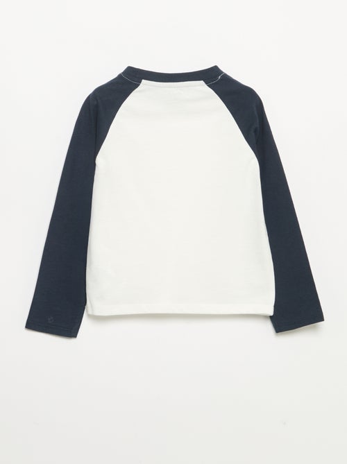 Langarm-Raglan-T-Shirt - Kiabi