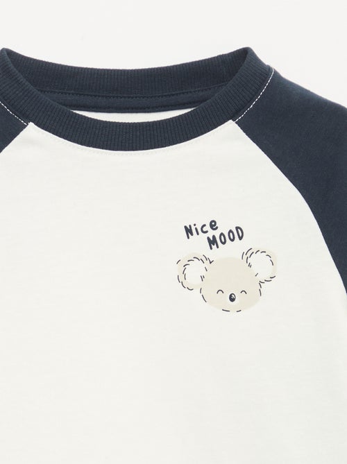 Langarm-Raglan-T-Shirt - Kiabi