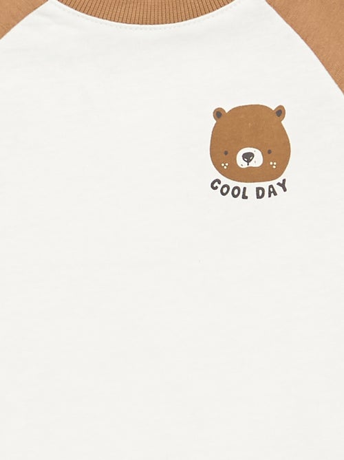 Langarm-Raglan-T-Shirt - Kiabi Langarm-Raglan-T-Shirt - Kiabi
