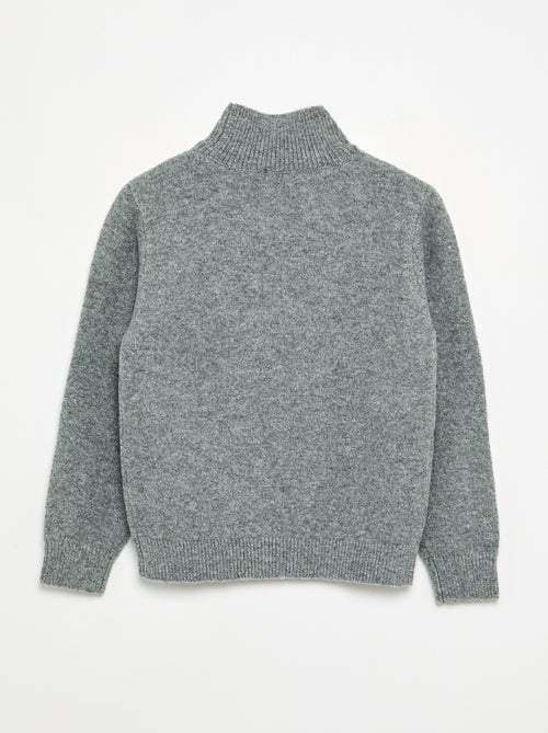 Langarm-Rollkragenpullover - Kiabi