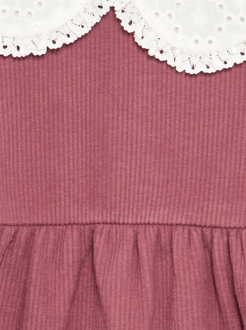Langarm-Strickkleid Rose - Kiabi