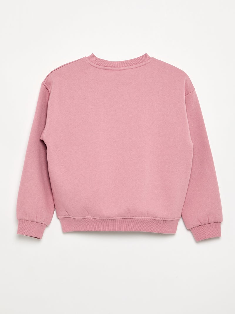 Langarm-Sweatshirt "Disney" "Stitch & Angel" Rosa - Kiabi