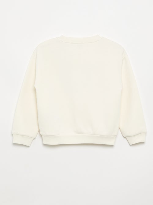 Langarm-Sweatshirt mit Aufdruck - Kiabi