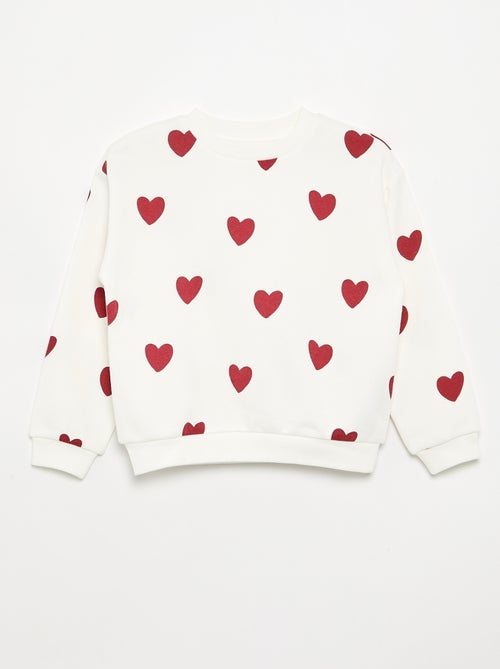 Langarm-Sweatshirt mit Aufdruck - Kiabi