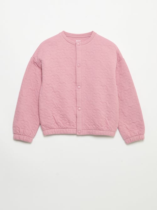 Langarm-Sweatshirt mit Druckknopfverschluss - Kiabi