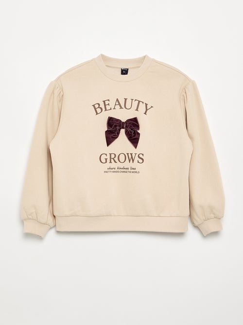 Langarm-Sweatshirt mit Masche - Kiabi Langarm-Sweatshirt mit Masche - Kiabi