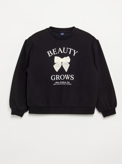 Langarm-Sweatshirt mit Masche - Kiabi Langarm-Sweatshirt mit Masche - Kiabi