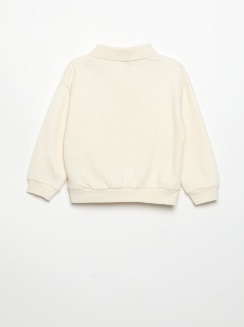 Langarm-Sweatshirt mit Polokragen - Kiabi