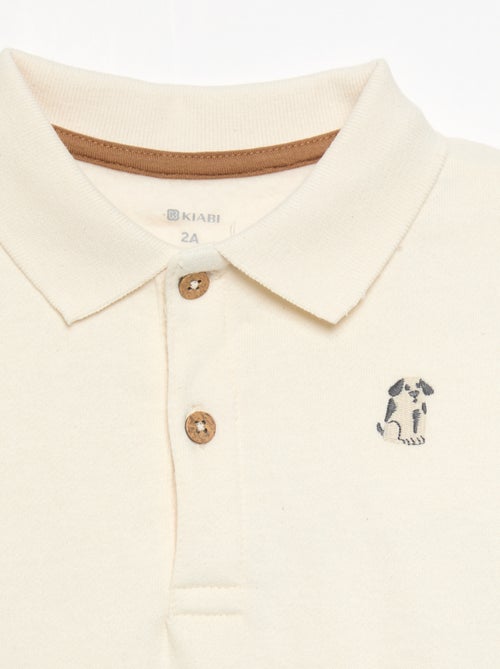 Langarm-Sweatshirt mit Polokragen - Kiabi