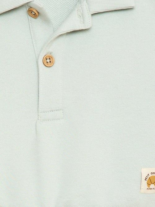Langarm-Sweatshirt mit Polokragen - Kiabi
