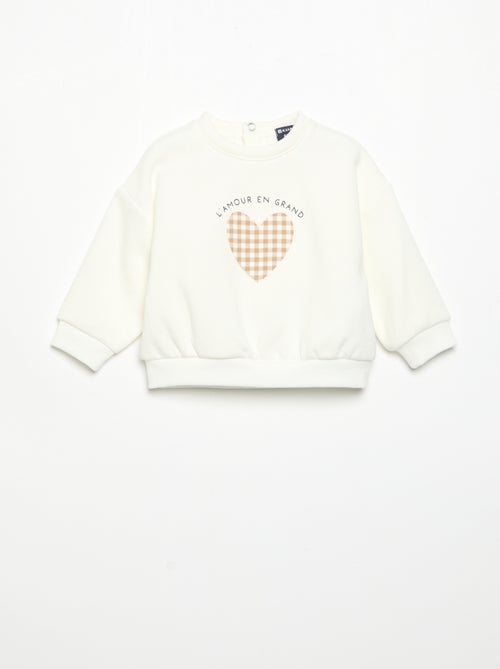 Langarm-Sweatshirt - Kiabi