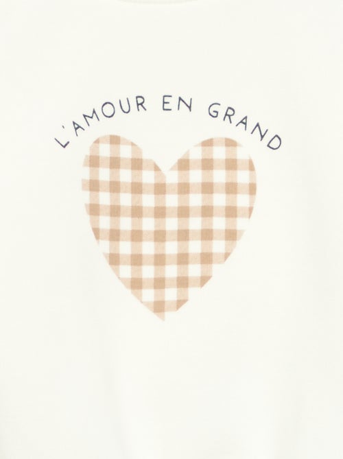 Langarm-Sweatshirt - Kiabi