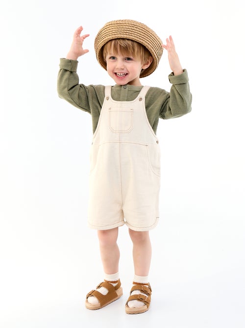 Langarm-T-Shirt aus Baby-Terry - Kiabi