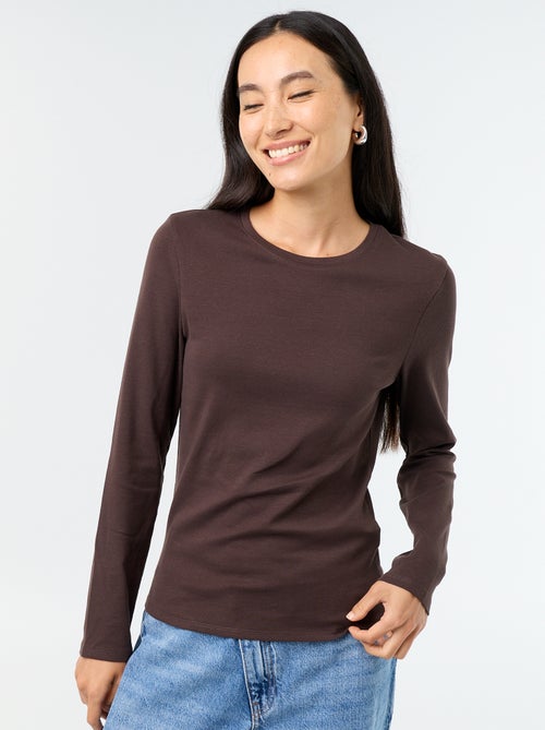 Langarm-T-Shirt - Kiabi