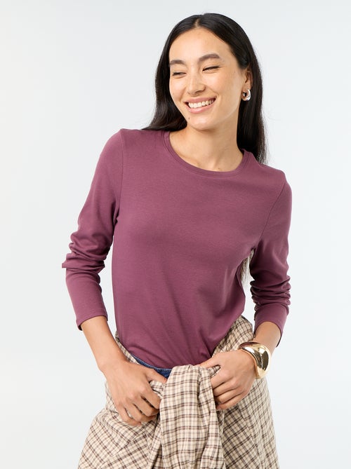 Langarm-T-Shirt - Kiabi