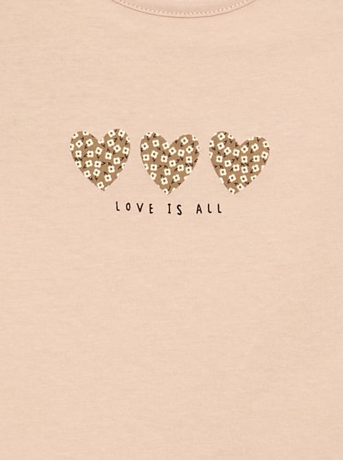 Langarm-T-Shirt mit Aufdruck - Kiabi