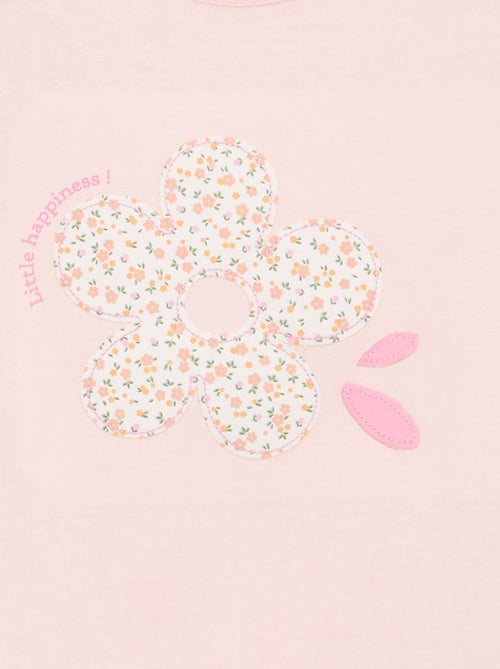 Langarm-T-Shirt mit Sujet - Kiabi