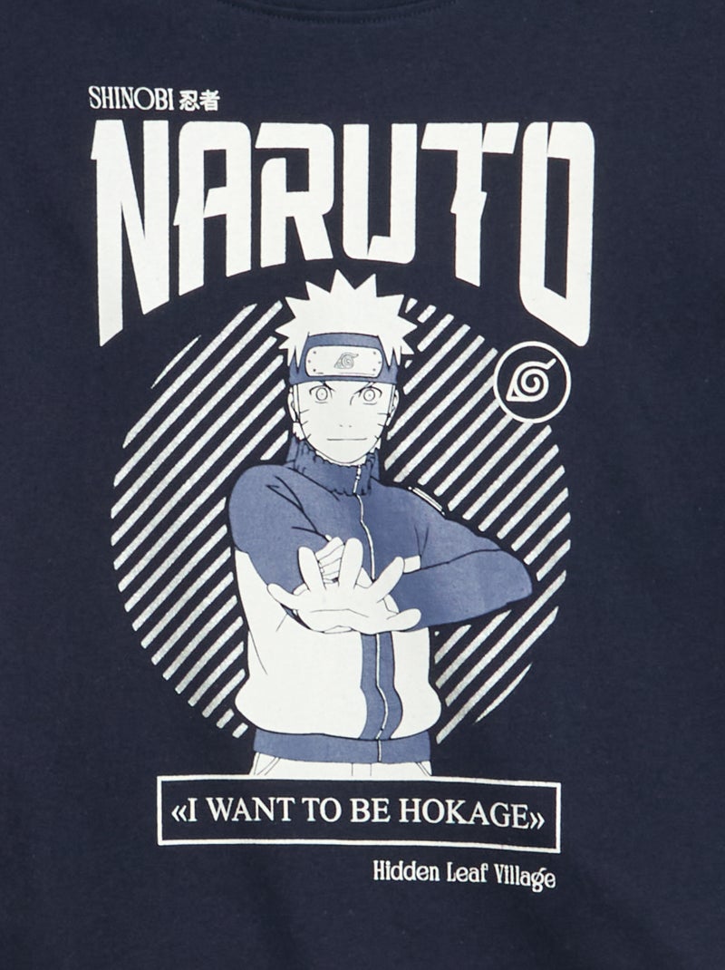 Langarm-T-Shirt "Naruto" Blau - Kiabi
